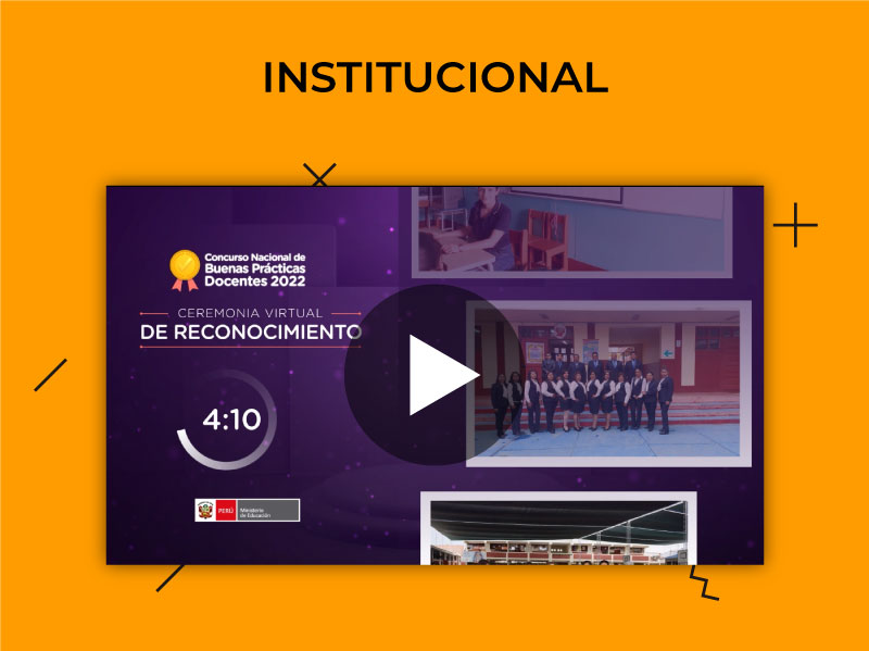 Video institucional del Concurso de BPD – Minedu 2022