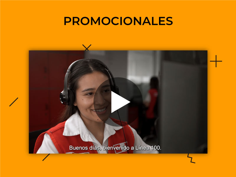 Videos promocionales para la campaña de la Línea 100 – Ministerio de la Mujer 2024